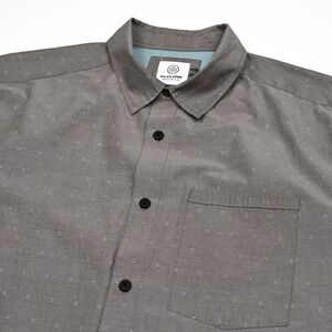 Flylow Shirt Mens Large Geometric Arrows S/S Button Up Outdoor Performance
